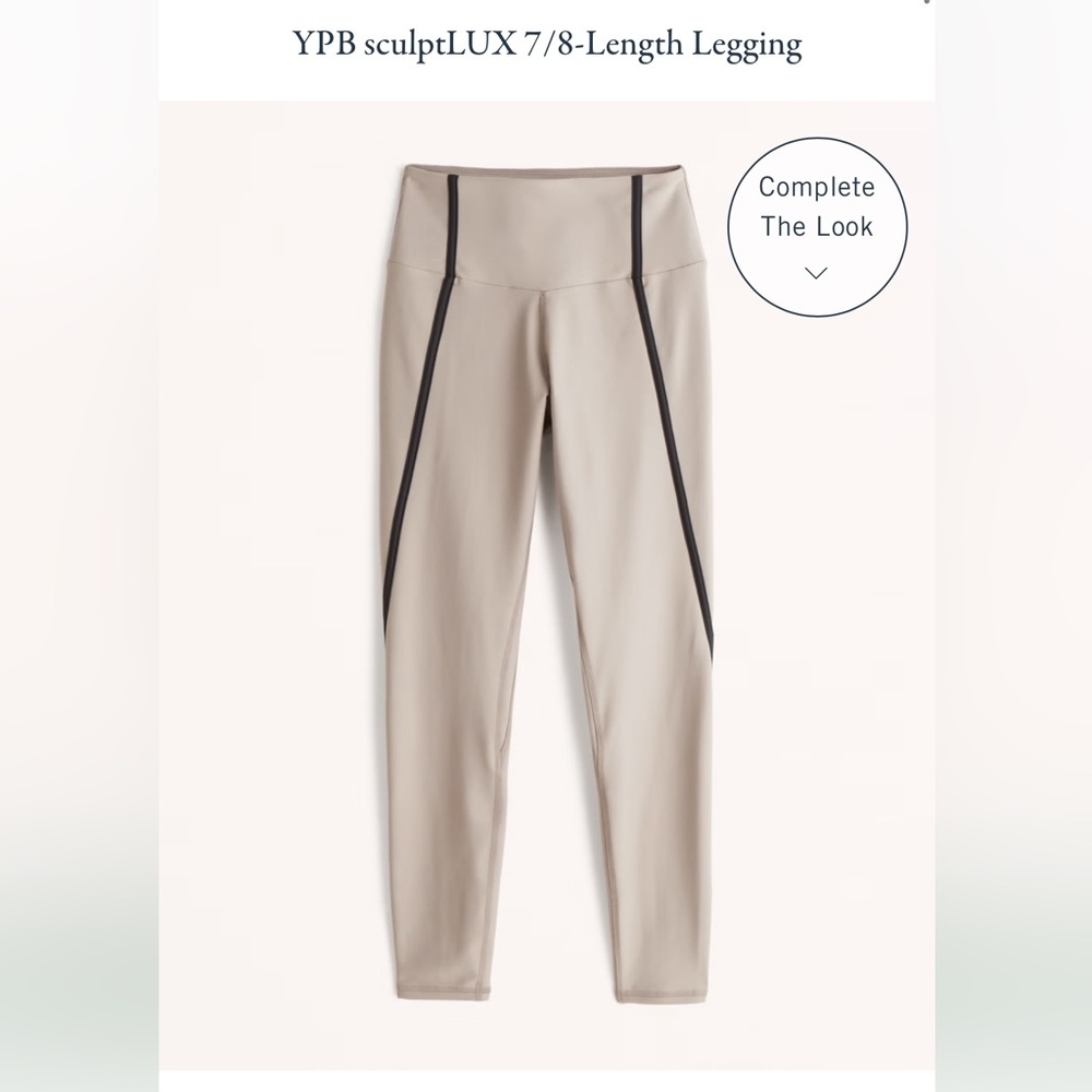 YPB SCULPT FLEX LEGGINGS 7/8 SIZE SMALL